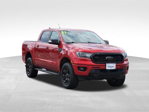 Red Metallic 2021 Ford Ranger LARIAT