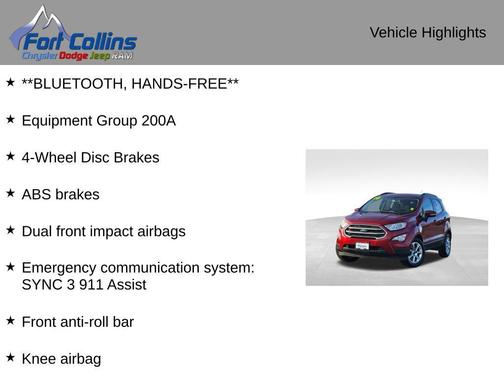 2018 Ford EcoSport SE