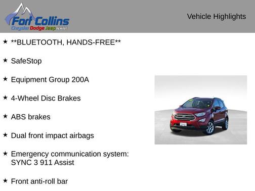 2018 Ford EcoSport SE