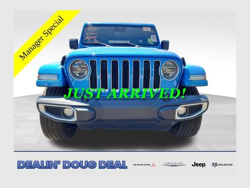Hydro Blue Pearl Coat 2021 Jeep Wrangler Unlimited 4xe Sahara