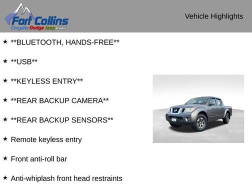 2016 Nissan Frontier PRO-4X