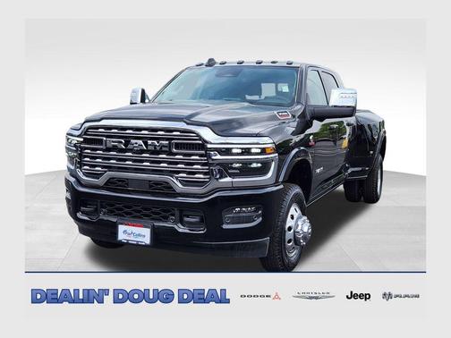 Diamond Black Crystal Pearlcoat 2026 RAM 3500 Limited Mega Cab 4x4 6'4' Box