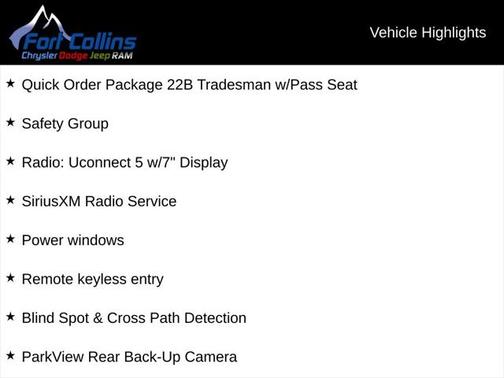 2025 RAM ProMaster 1500 Low Roof