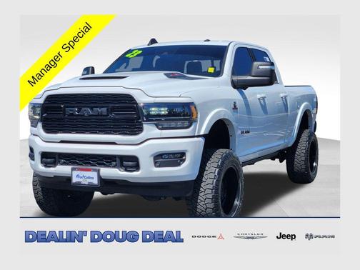 Bright White Clearcoat 2023 RAM 2500 Limited Crew Cab 4x4 6'4' Box