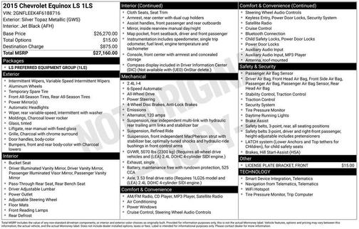 2015 Chevrolet Equinox LS