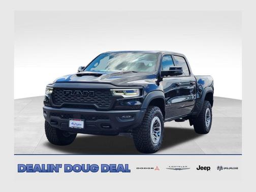 Diamond Black Crystal Pearlcoat 2026 RAM 1500 RHO Crew Cab 4x4 5'7' Box