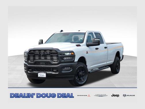Bright White Clearcoat 2026 RAM 2500 Tradesman Crew Cab 4x4 6'4' Box