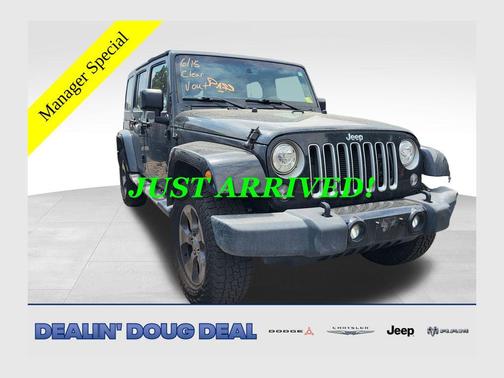 Black Clearcoat 2017 Jeep Wrangler Unlimited Sahara