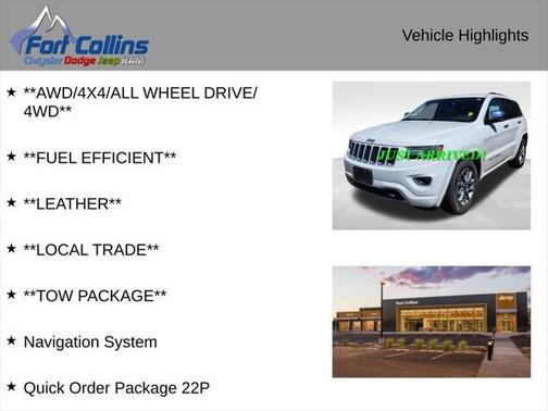 2015 Jeep Grand Cherokee Overland