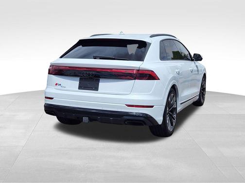 Glacier White 2025 Audi Q8 55 Prestige