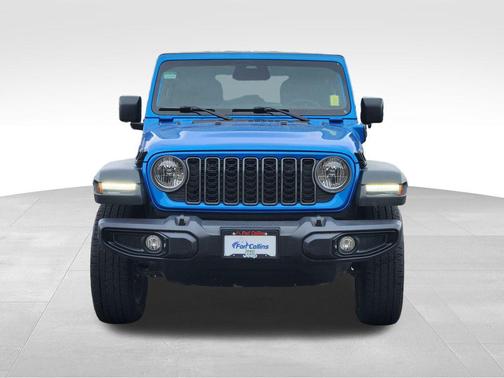 Hydro Blue Pearl Coat 2025 Jeep Wrangler 4xe Sport S