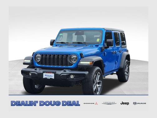 Hydro Blue Pearl Coat 2025 Jeep Wrangler 4xe Sport S