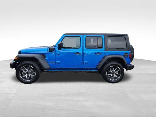 Hydro Blue Pearl Coat 2025 Jeep Wrangler 4xe Sport S