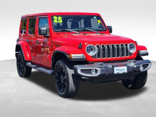 Firecracker Red Clearcoat 2025 Jeep Wrangler 4xe Sahara
