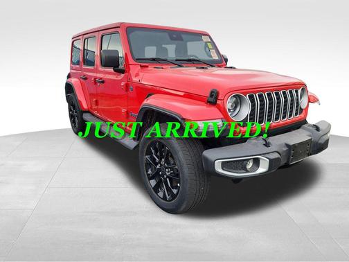 Firecracker Red Clearcoat 2025 Jeep Wrangler 4xe Sahara