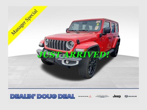 Firecracker Red Clearcoat 2025 Jeep Wrangler 4xe Sahara