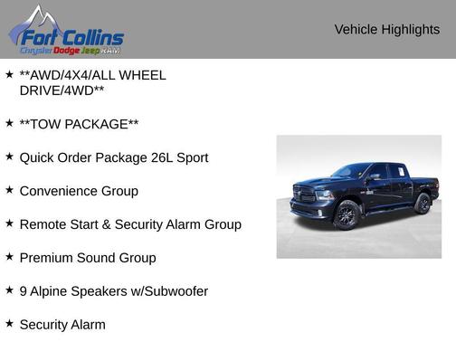 2016 RAM 1500 Sport