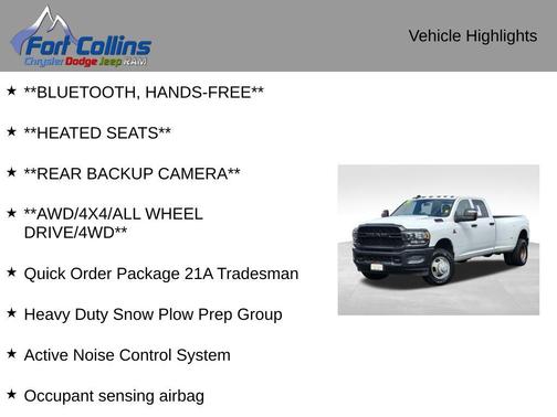 2024 RAM 3500 Tradesman Crew Cab 4x4 8' Box