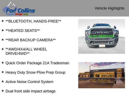 2024 RAM 3500 Tradesman Crew Cab 4x4 8' Box