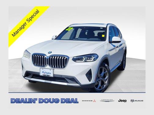 Alpine White 2022 BMW X3 xDrive30i