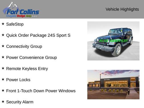 2018 Jeep Wrangler JK Unlimited Sport