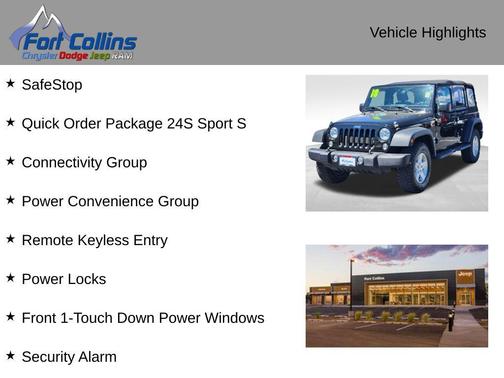 2018 Jeep Wrangler JK Unlimited Sport