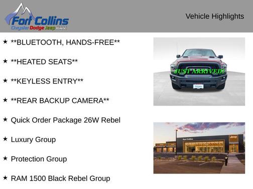 2018 RAM 1500 Rebel