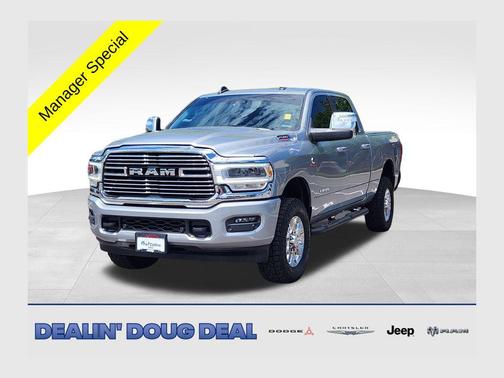 Billet Silver Metallic Clearcoat 2024 RAM 2500 Laramie Crew Cab 4x4 6'4' Box