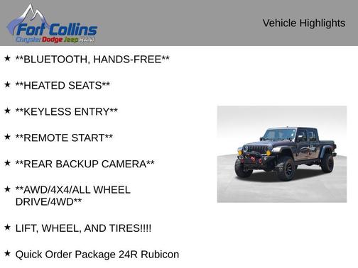 Granite Crystal Metallic Clearcoat 2025 Jeep Gladiator Rubicon