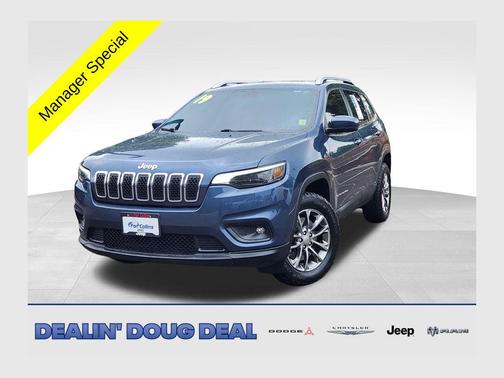 Blue Shade Pearlcoat 2019 Jeep Cherokee Latitude Plus