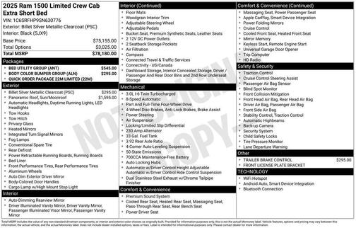 2025 RAM 1500 Limited