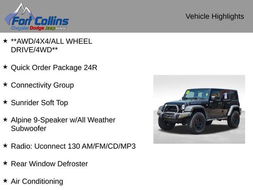 Black Clearcoat 2015 Jeep Wrangler Unlimited Rubicon