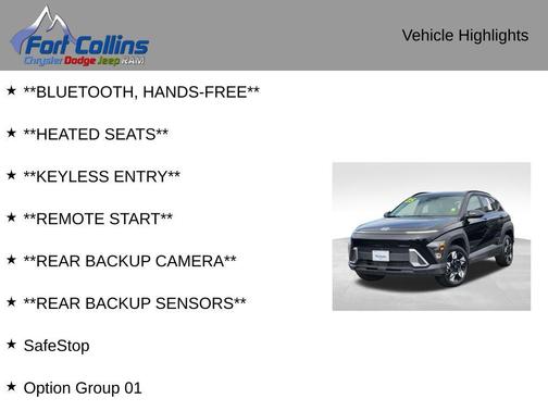 Abyss Black Pearl 2025 Hyundai KONA SEL