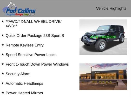 2019 Jeep Wrangler Unlimited Sport