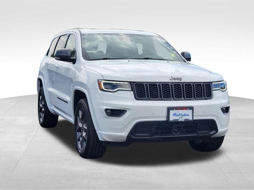 Bright White Clearcoat 2021 Jeep Grand Cherokee 80th Anniversary 4x4