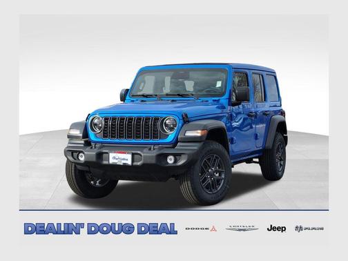 Hydro Blue Pearl Coat 2026 Jeep Wrangler Sport S
