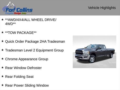 2024 RAM 3500 Tradesman Crew Cab 4x4 8' Box
