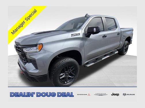 Silver 2024 Chevrolet Silverado 1500 LT Trail Boss