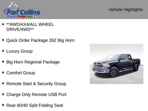 2015 RAM 1500 Big Horn