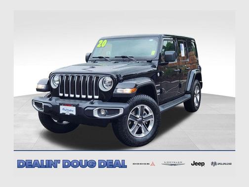 Black Clearcoat 2020 Jeep Wrangler Unlimited Sahara