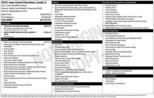 2025 Jeep Grand Cherokee Laredo