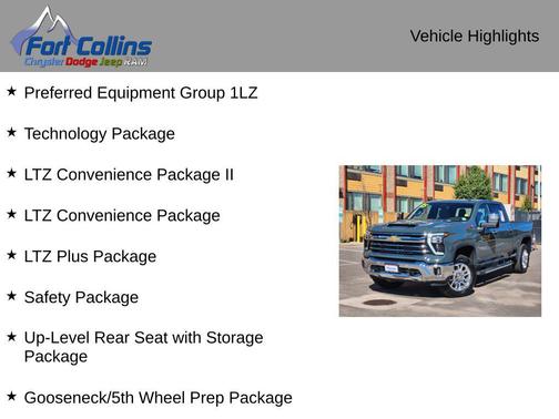 Cypress Gray 2025 Chevrolet Silverado 2500 LTZ