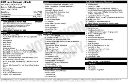 2025 Jeep Compass Latitude
