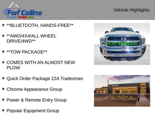 2015 RAM 3500 Tradesman