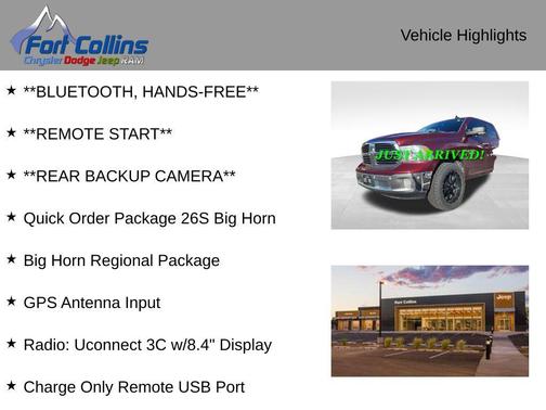 2017 RAM 1500 Big Horn