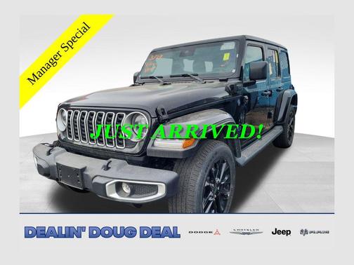Black Clearcoat 2025 Jeep Wrangler 4xe Sahara