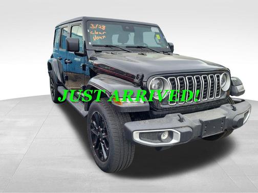 Black Clearcoat 2025 Jeep Wrangler 4xe Sahara