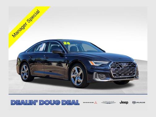 Blue 2024 Audi A6 55 Premium Plus