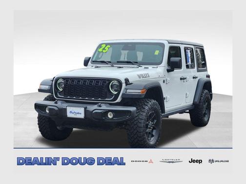 Bright White Clearcoat 2025 Jeep Wrangler Willys