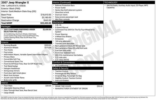 2007 Jeep Wrangler X